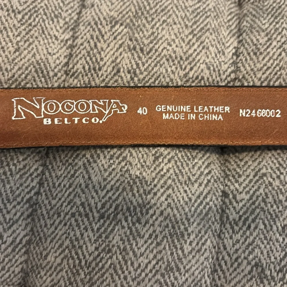 Nocona genuine leather belt size 40